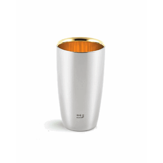 doppelwandiger Bier Becher 24 Karat Gold 400ml