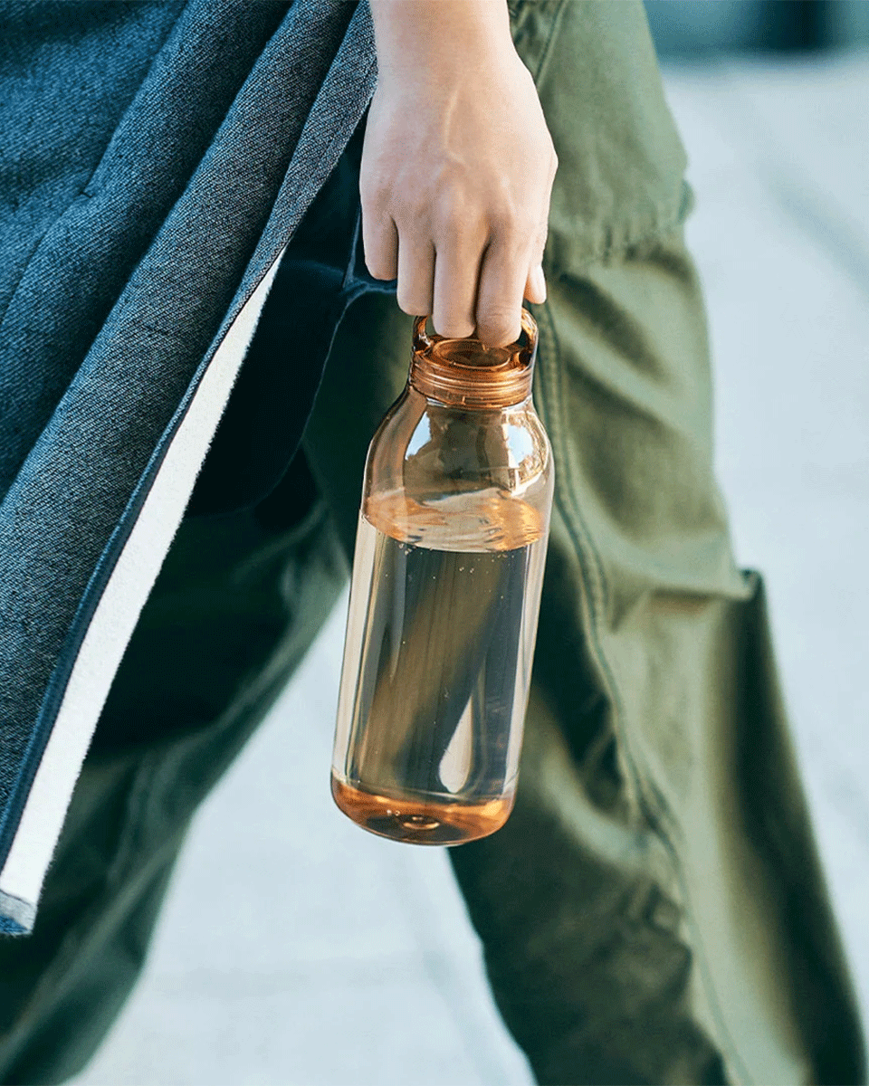 Kinto WATER BOTTLE 500ml Klar