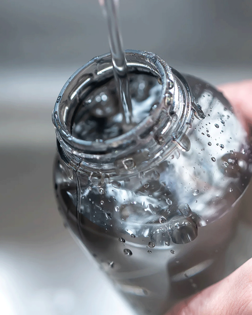 Kinto WATER BOTTLE 500ml Klar