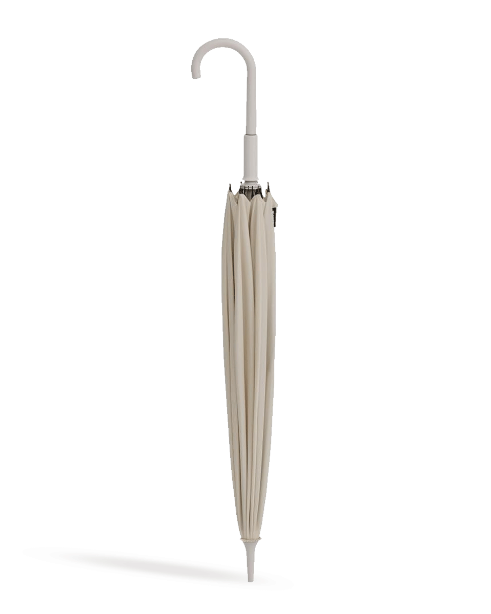 Shupatto One-Pull Closing Regenschirm 58cm - Weiß Beige