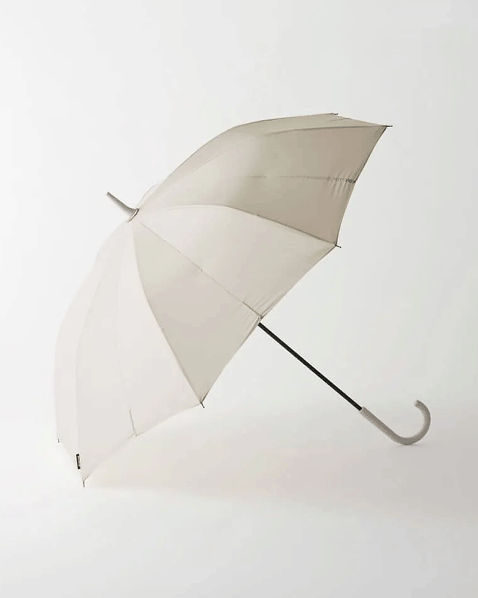 Shupatto One-Pull Closing Regenschirm 58cm - Weiß Beige