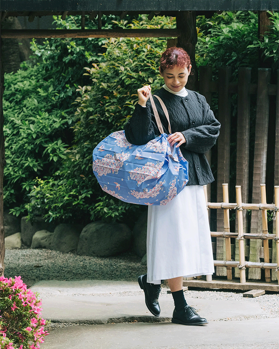 Shupatto One-Pull Bag L – Hana ni Tori
