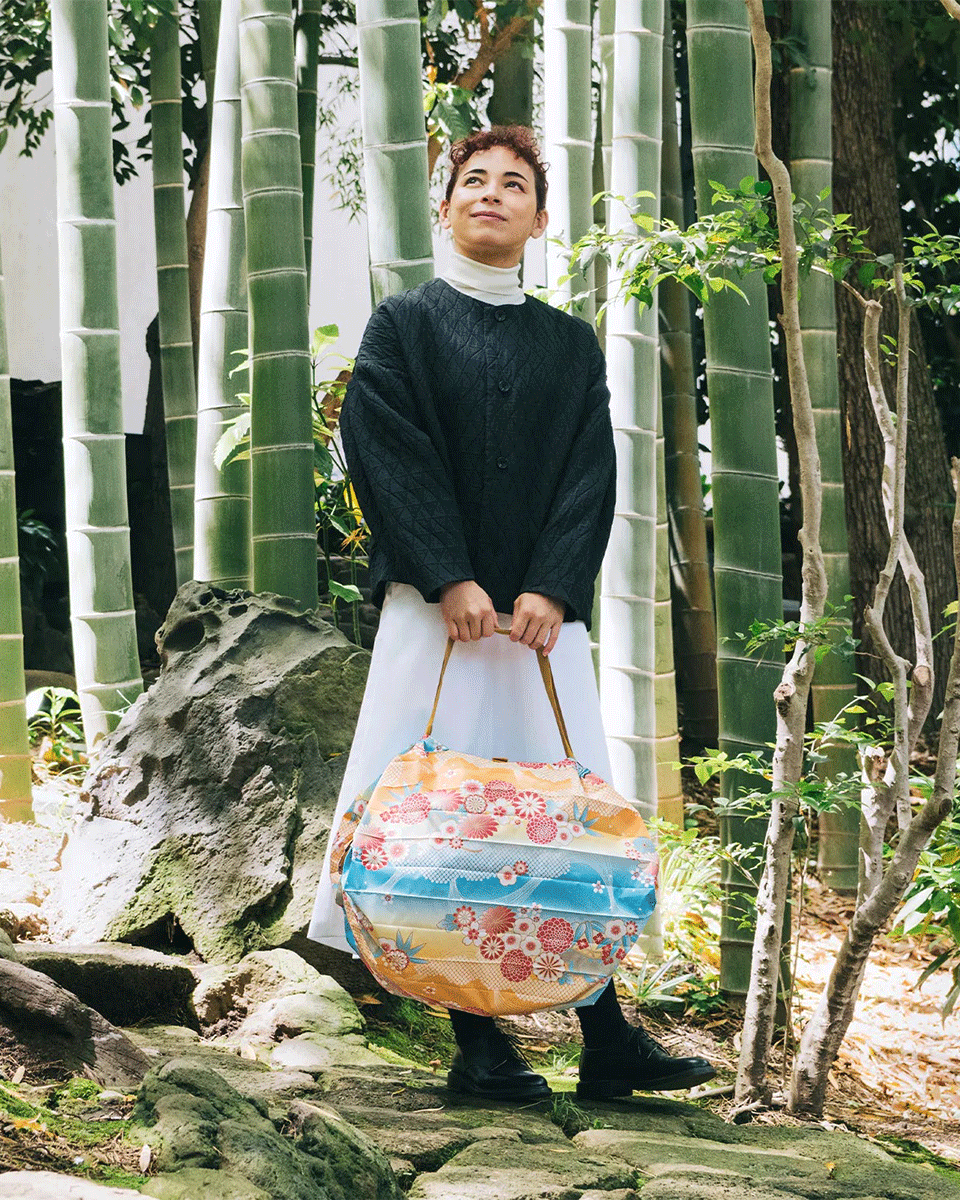 Shupatto One-Pull Bag L – Nagare Gumo