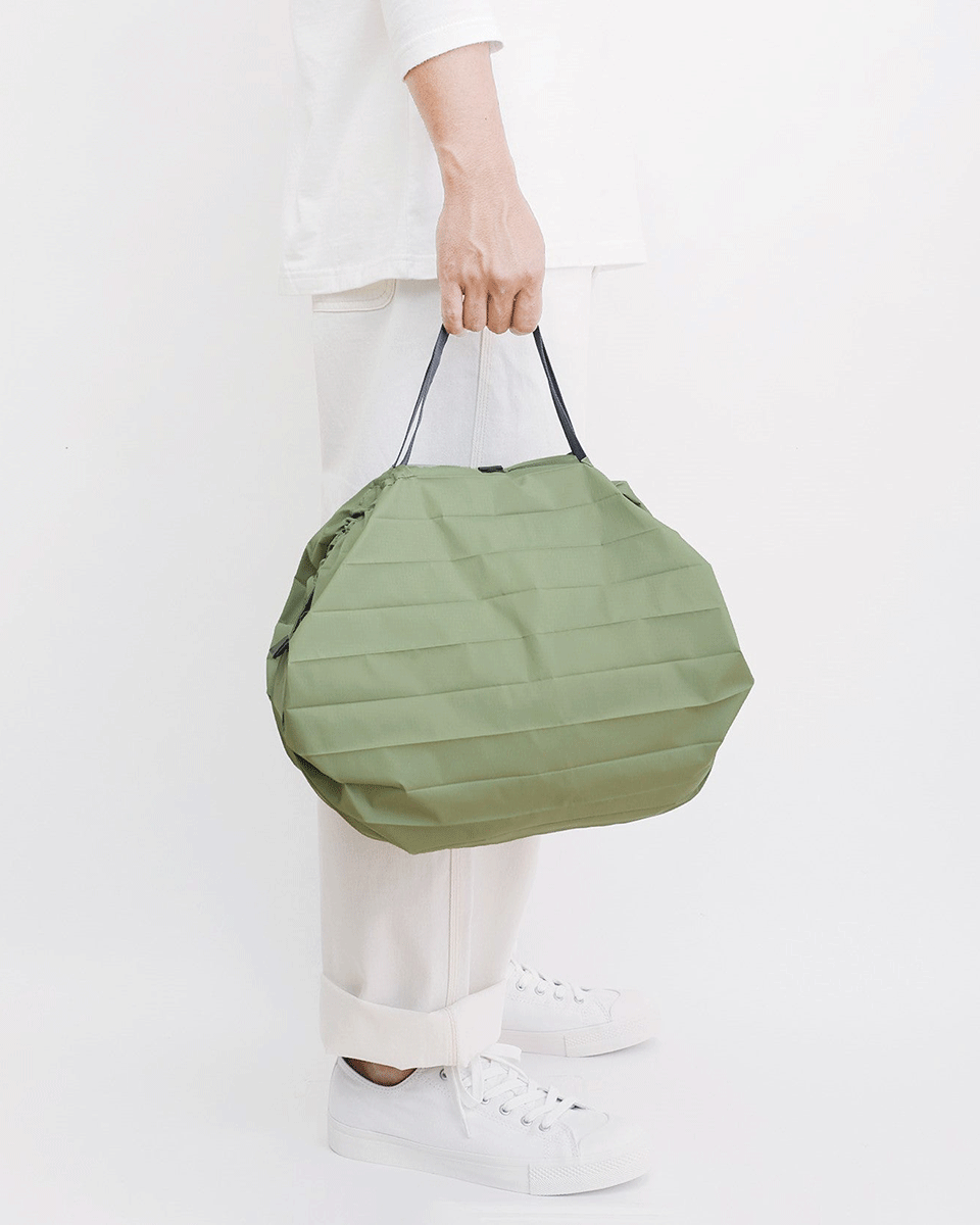 Shupatto One-Pull Faltbare Tasche M – Forest (Mori)