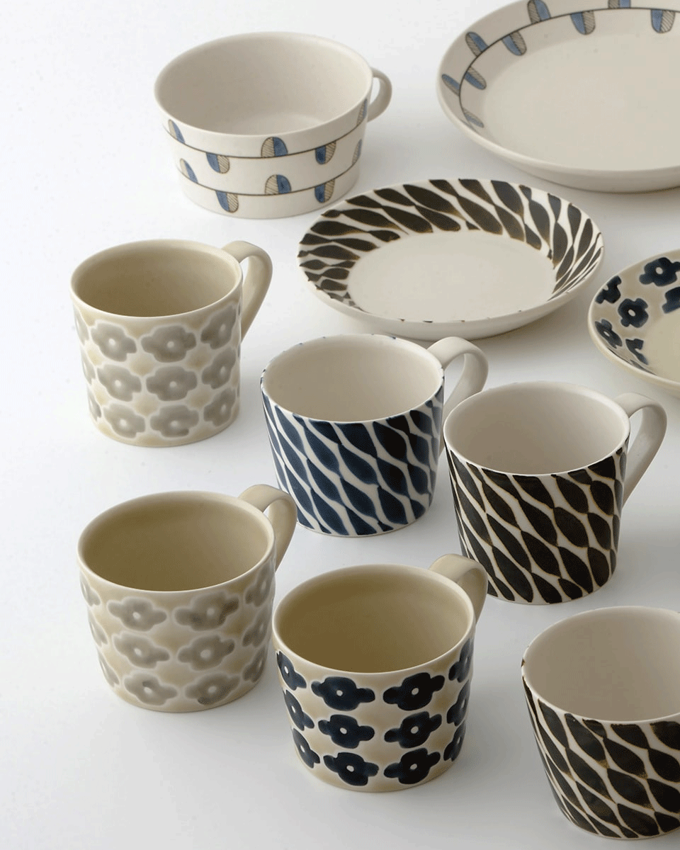 Tobeyaki Becher Indigoblume