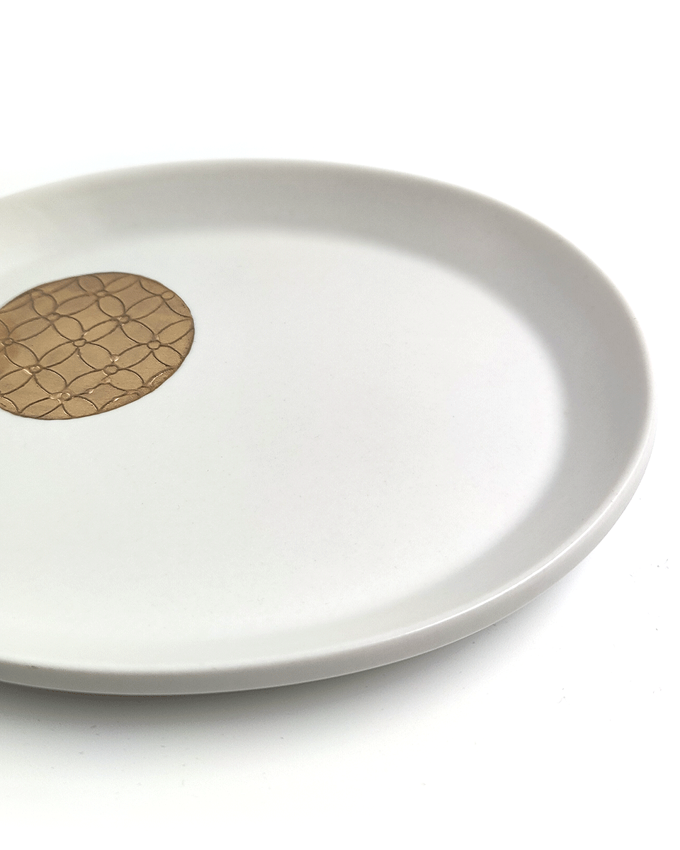Tobeyaki Premium Style elliptische Platte Hare no Utsuwa