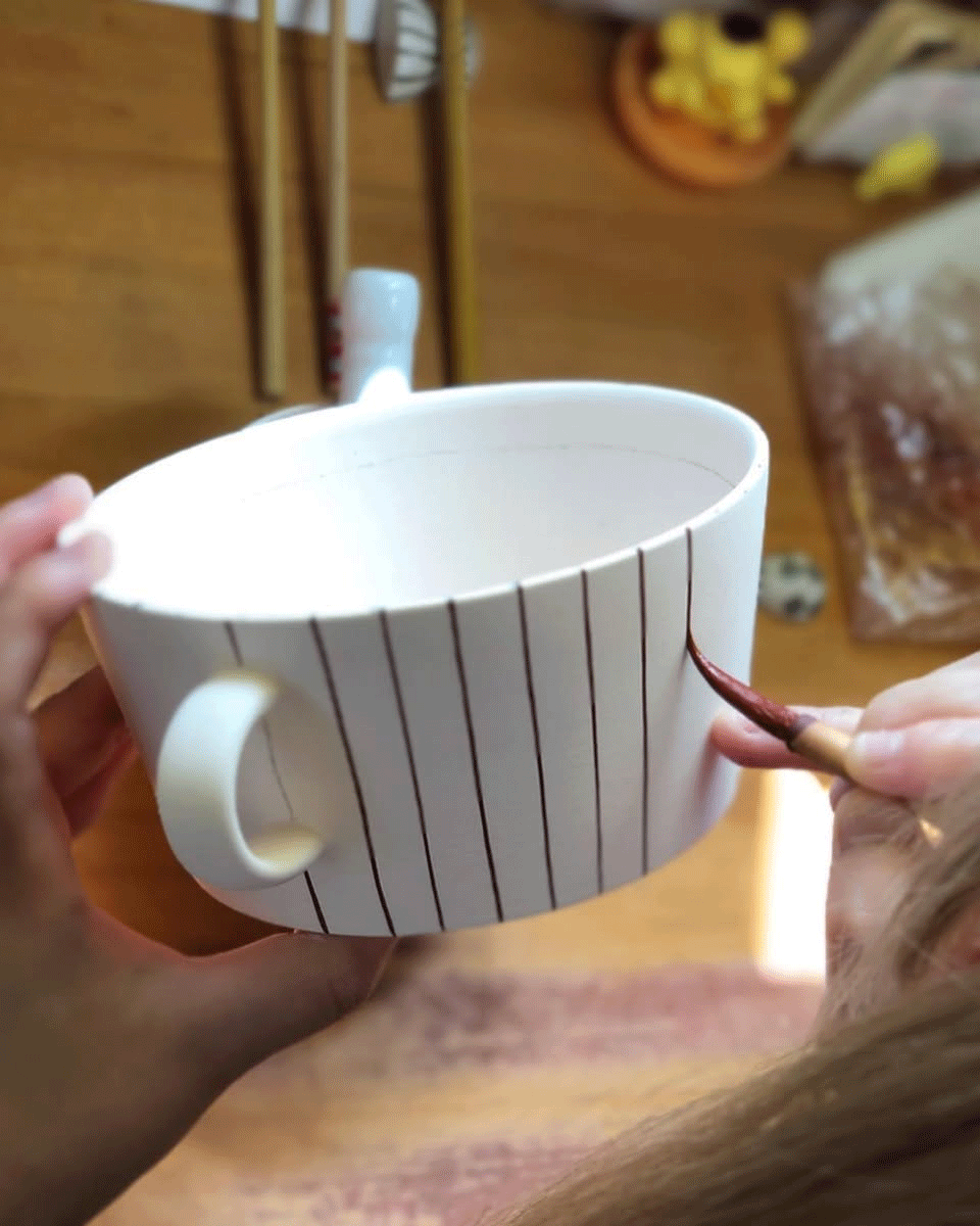 Tobeyaki Becher Ao Tokusa